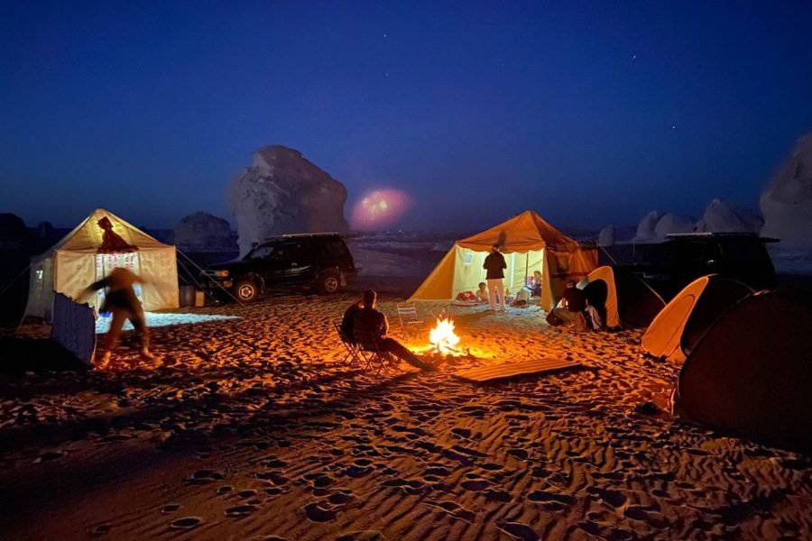 2Days 1night white&black desertc camping